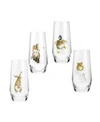 Wrendale Designs Royal Worcester  Highball Glasses - Set Of 4 In No Color