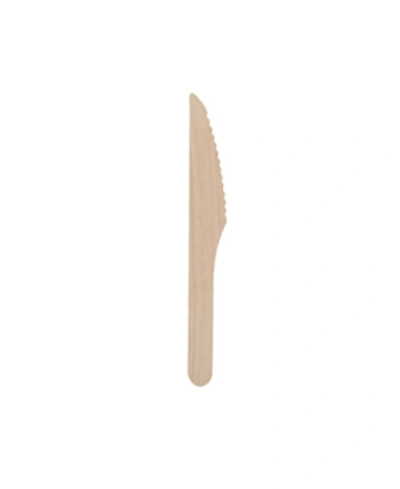 Simply Baked Wood Knife 6.5", Pack Of 50