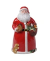 Certified International Magic Of Christmas Santa Cookie Jar In Open Miscellaneous