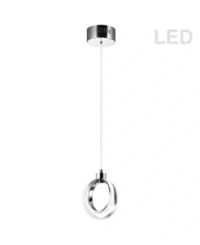 Dainolite 2 Light 14w Led Pendant In Chrome