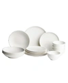 Villeroy & Boch Artesano 16 Piece Dinnerware Set, Service For 4 In White