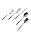 Godinger Milano Mirror 20 Piece Flatware Set, Service For 4 In Silver