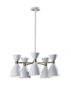 Adesso Oscar 5 Head Pendant In White
