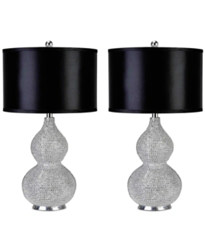 ABBYSON LIVING SET OF 2 VITO SEA URCHIN TABLE LAMPS