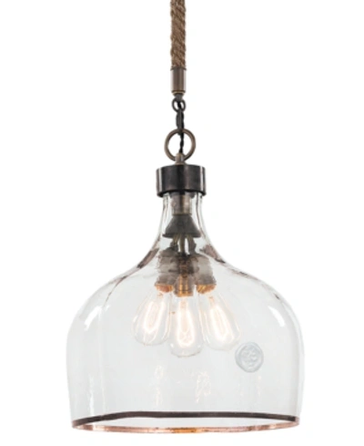 Carriage & Co. Demi John Large Pendant In Black