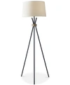 Adesso Benson Tripod Floor Lamp In Bronze