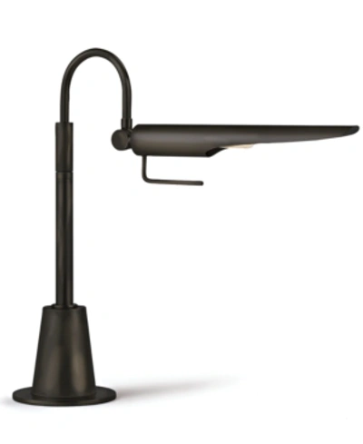 Carriage & Co. Raven Task Lamp In Black