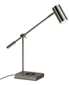 ADESSO COLLETTE LED DESK LAMP WITH WIRELESS AIR CHARGER & USB PORT