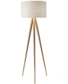 Adesso Director Tripod Floor Lamp In Natural