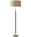 Adesso Hamilton Floor Lamp In Brown