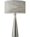 Adesso Linda Table Lamp In Brushed Steel