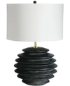 CARRIAGE & CO. COASTAL LIVING ACCORDION ROUND TABLE LAMP