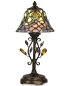 DALE TIFFANY CRYSTAL PEONY ACCENT TABLE LAMP