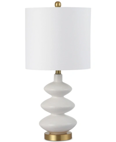 Decorator's Lighting Dallan Table Lamp In White