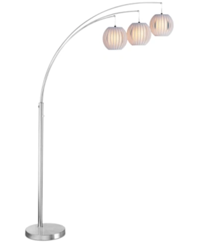 Lite Source Deion Floor Lamp In Silver