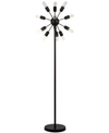 Safavieh Urban 12-light 67.5in Retro Floor Lamp In Black