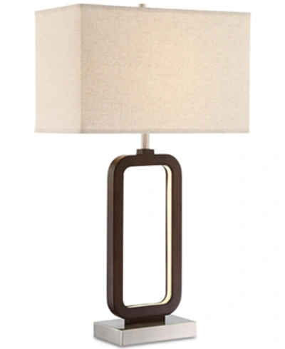 Lite Source Leonard Table Lamp In Walnut