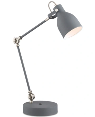 Lite Source Kalle Desk Lamp In Grey