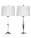 Safavieh Set Of 2 Vendome Crystal Table Lamps In Clear