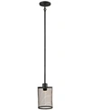 Dale Tiffany Ritchie Bronze Mini Pendant In Bronze