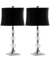 Safavieh Set Of 2 Maeve Crystal Ball Lamps