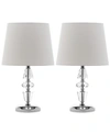 SAFAVIEH SET OF 2 CRESCENDO TABLE LAMPS