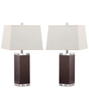 Safavieh Set Of 2 Deco Table Lamps In Brown