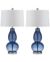 Safavieh Set Of 2 Mercurio Table Lamps In Blue