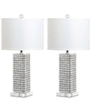 SAFAVIEH SKAGWAY SET OF 2 TABLE LAMPS