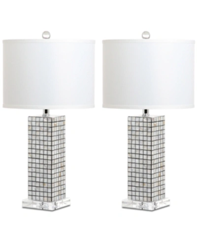 SAFAVIEH SKAGWAY SET OF 2 TABLE LAMPS