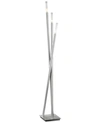 Lumisource Icicle Contemporary Floor Lamp In Nickle