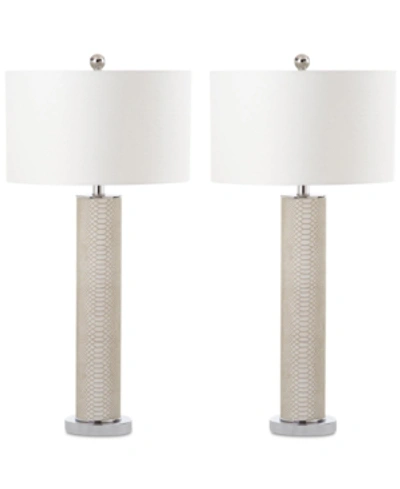 Safavieh Set Of 2 Ollie 32in Table Lamps In Neutral