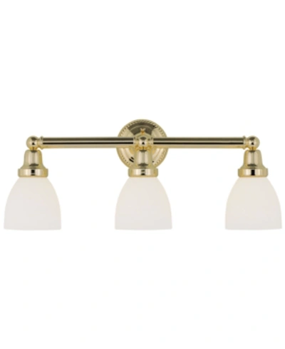 Livex Classic 3 Light Steel Wall Sconce