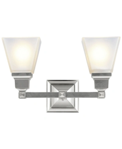 Livex Mission 2 Light Vanity In Silver