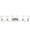 Livex Lawrenceville 6-light Vanity In Brushed Nickel