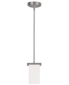Livex Astoria Mini Pendant In Brushed Ni