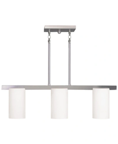 Livex Astoria Chandelier In Brushed Nickel