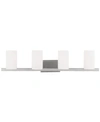 Livex Astoria 4- Light Brushed Nickel Vanity In Brushed Nickel