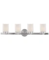 Livex Manhattan 4-light Vanity In Silver