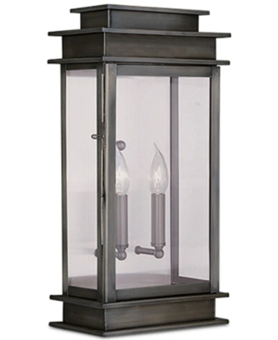 Livex Princeton Wall Lantern Light In Black