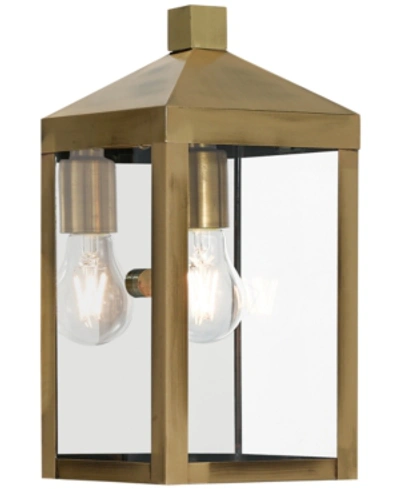 Livex Nyack Outdoor Wall Lantern In Antique Bronze