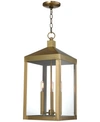 Livex Nyack 3-light Pendant In Antique Bronze