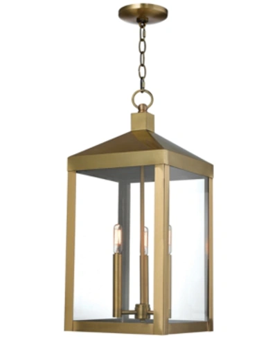 Livex Nyack 3-light Pendant In Antique Bronze