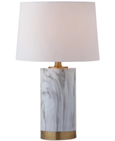 Safavieh Clarabel Marble 18.25in Table Lamp In Gray