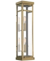 Livex Hopewell 2-light Outdoor Wall Lantern In Antique Bronze