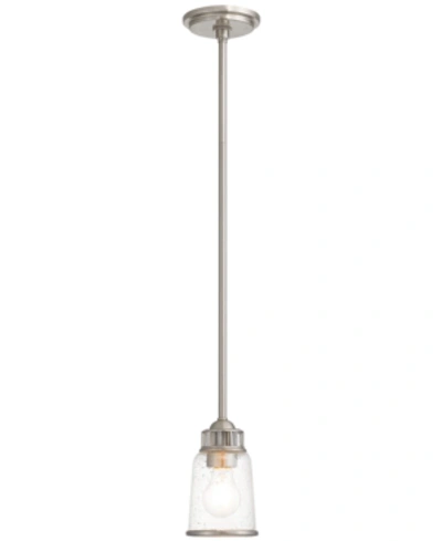 Livex Lawrenceville Mini Pendant In Brushed Nickel