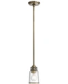 Livex Lawrenceville Mini Pendant In Antique Bronze