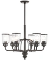 Livex Lawrenceville 6-light Chandelier In Bronze
