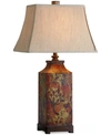 Uttermost Colorful Flowers Table Lamp