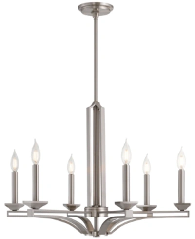 Livex Trumbull 6-light Chandelier In Brushed Nickel